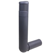 Дефлектор цокольный Vilpe Ross d200 мм серый