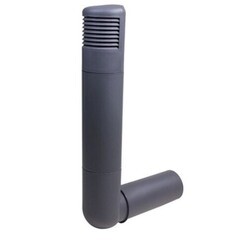 Дефлектор цокольный Vilpe Ross d200 мм серый