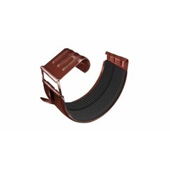 Соединение желоба Grand Line d125/90 мм RAL 8004