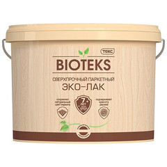 Изображение товара Лак акриловый паркетный Текс Bioteks основа LD бесцветный 5 л глянцевый