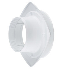 Анемостат приточный регулируемый Era с фланцем d125 мм белый - фото 3