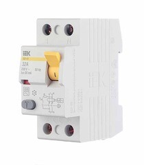 УЗО IEK Karat ВД1-63 32А 1P+N тип AC 30 мА 4,5 кА (MDV10-2-032-030) - фото 5