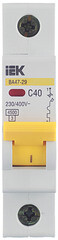 Автоматический выключатель модульный IEK Karat ВА 47-29 1P 40А тип C 4,5 кА 220 В (MVA20-1-040-C) - фото 4