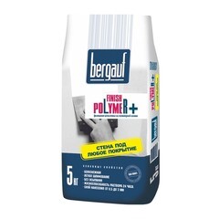 Шпаклевка полимерная Bergauf Finish Polymer финишная 5 кг