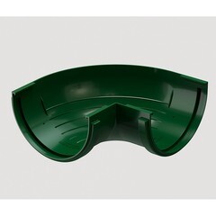 Угол желоба внешний Docke Standart пластиковый d120 мм 90° зеленый RAL 6005