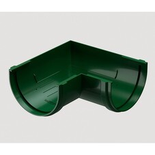 Угол желоба универсальный Docke Standart пластиковый d120 мм 90° зеленый RAL 6005