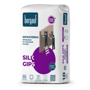 Шпаклевка финишная Bergauf Silk Gips 18 кг — купить в Петровиче в Санкт ...