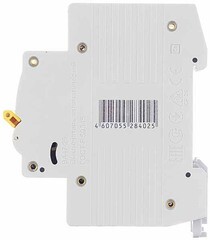 Автоматический выключатель модульный IEK Karat ВА 47-29 3P 16А тип C 4,5 кА 400 В (MVA20-3-016-C) - фото 2