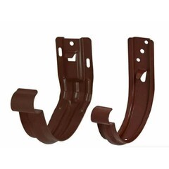 Кронштейн желоба длинный Аквасистем d125 мм RAL 8017 матовый