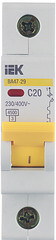 Автоматический выключатель модульный IEK Karat ВА 47-29 1P 20А тип C 4,5 кА 230/400 В (MVA20-1-020-C) - фото 7