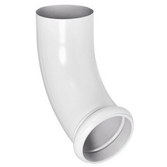 Отвод трубы Аквасистем декорированный d125/90 мм RR 20