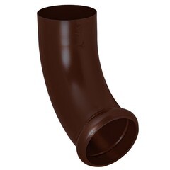 Отвод трубы Аквасистем декорированный d150/100 мм RAL 8017