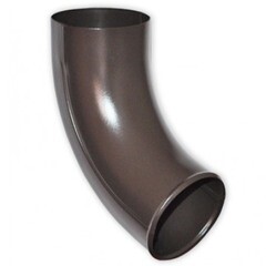 Отвод трубы Аквасистем декорированный d150/100 мм RAL 8017 PuRAL матовый