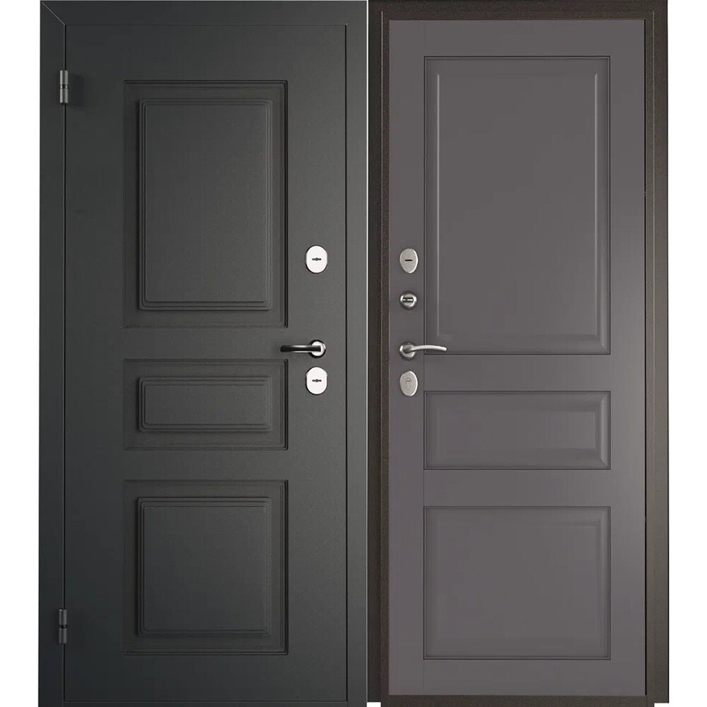 Изображение товара Дверь входная с терморазрывом Промет Норд левая 880х2050 мм