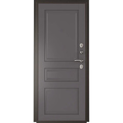 Дверь входная с терморазрывом Промет Норд правая букле графит - нубук графит 880х2050 мм - фото 2