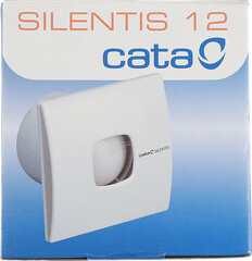 Вентилятор осевой Cata Silentis 12 170х170 мм d120 мм слоновая кость - фото 10