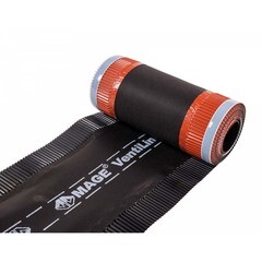 Аэроэлемент конька/хребта Luxard BWK 32х5000 мм черный