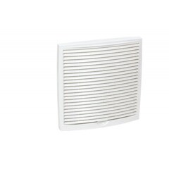 Решетка вентиляционная наружная 125 мм 240х240 белая