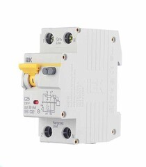 Автомат дифференциальный IEK Karat АВДТ-32 25А 1P+N тип A 30 мА 6 кА (MAD22-5-025-C-30) - фото 4