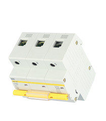 Автоматический выключатель модульный IEK Karat ВА 47-100 3P 100А тип C 10 кА 400 В (MVA40-3-100-C) - фото 4