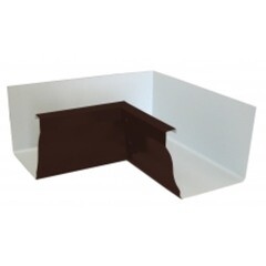 Угол желоба Vortex металлический внутренний d127 мм 90° RAL 8017