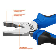 Плоскогубцы комбинированные Зубр Профессионал 180 мм (2201-1-18_z02) - фото 3