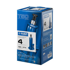 Домкрат гидравлический бутылочный Зубр 4 т (43060-4_z01) - фото 6