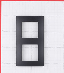 Рамка Legrand Etika двухместная антрацит (672582) - фото 2