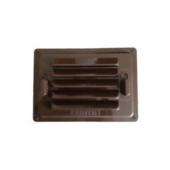 Решетка вентилируемая регулируемая для цоколя Krovent RAL 8017