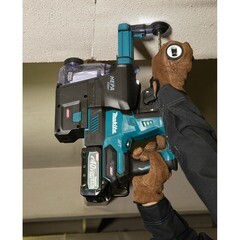 Перфоратор аккумуляторный Makita 40 В 2,8 Дж 2х4Ач Li-Ion SDS-plus 2 АКБ и ЗУ (HR001GM201) - фото 11