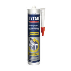 Герметик силиконовый универсальный Tytan Professional серый 280 мл