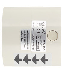 Вентилятор канальный осевой Cata MT-100 d100 мм слоновая кость - фото 7