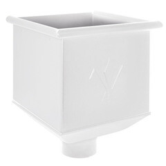 Воронка желоба Аквасистем металлическая удлиненная d125/90 мм RR 20