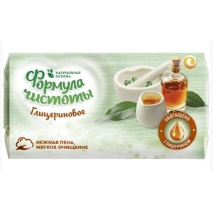 ЕЖК мыло "Глицериновое" 90 г. закрытое Формула чистоты — купить в ...