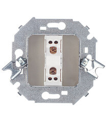 Выключатель Simon 15 одноклавишный встраиваемый алюминий (1591101-033) - фото 4