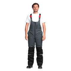 Костюм рабочий мужской утепленный ГК Спецобъединение КМ-10 44-46 рост 170-176 см серо-черный/красный - фото 10