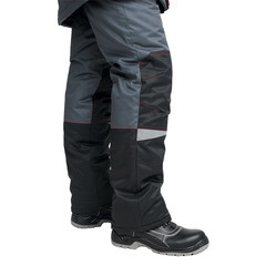 Костюм рабочий мужской утепленный ГК Спецобъединение КМ-10 44-46 рост 170-176 см серо-черный/красный - фото 6