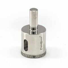 Коронка алмазная по стеклу и керамограниту 20х55 мм цилиндрический хвостовик