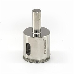 Коронка алмазная по стеклу и керамограниту 25х55 мм цилиндрический хвостовик