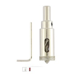 Коронка алмазная по стеклу и керамограниту 14х67 мм