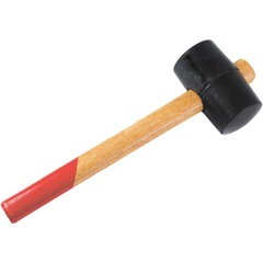 Киянка резиновая деревянная рукоятка 910 г