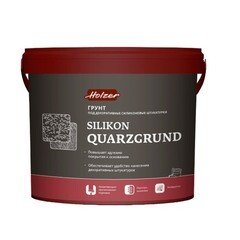 Грунт под силиконовые декоративные штукатурки Holzer Silikon Quarzgrund 16 кг