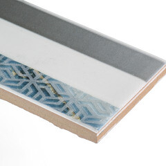 Плитка бордюр Axima Виченца мультиколор g1 400x60x8 мм - фото 3