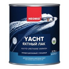 Лак яхтный Neomid алкидно-уретановый глянцевый 0,75 л