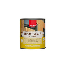 Защитная декоративная пропитка для древесины Neomid BioColor Ultra рябина 0,9 л