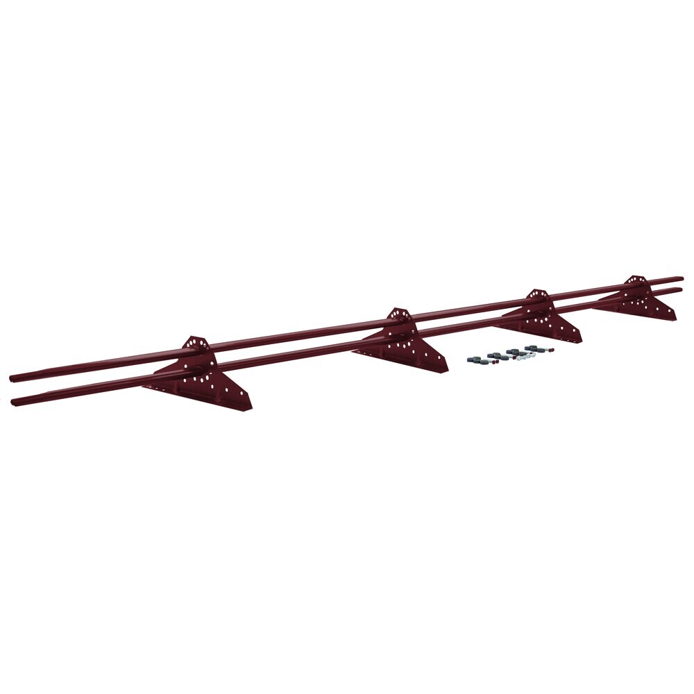 Изображение товара Снегозадержатель трубчатый овальный Grand Line 3 м красный RAL 3005