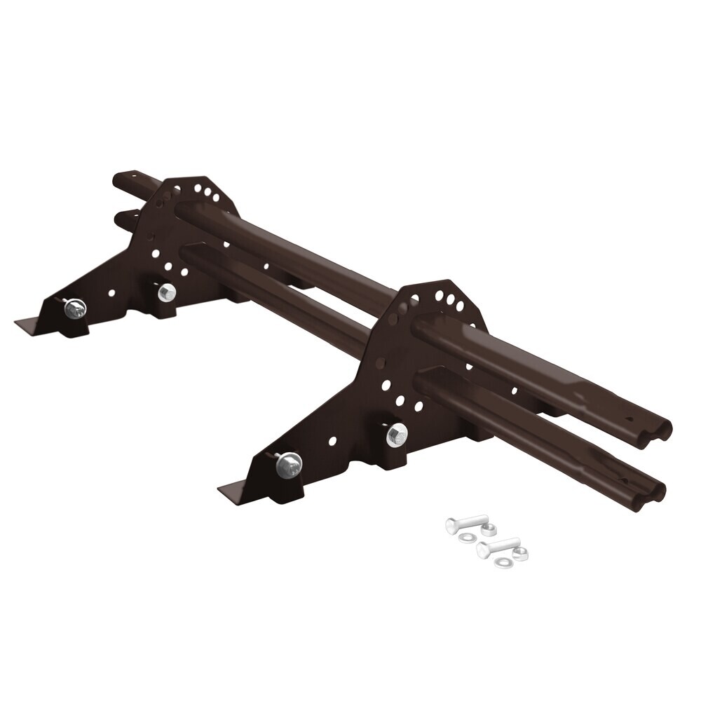 Изображение товара Снегозадержатель трубчатый овальный Grand Line 1 м коричневый RAL 8017