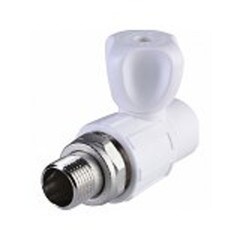 Кран шаровой PPRC для рад.с амер.прямой 20-1/2" нар.резьба КРОСС (Россия)