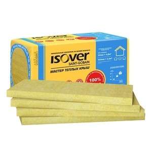 Плита минеральная Isover Мастер теплых крыш 1000х600х100 мм — купить в ...
