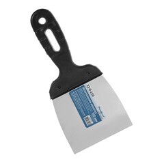 Шпательная лопатка нержавеющая сталь 0,5 мм пластиковая рукоятка 100 мм